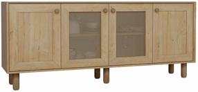 Konsolinis staliukas Kalune Design Bohemian 1600-151, riešuto sp., 40 cm x 180 cm x 75 cm