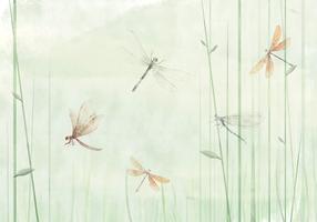 Fototapetas Artgeist Dragonflies In The Meadow, 105 cm x 147 cm