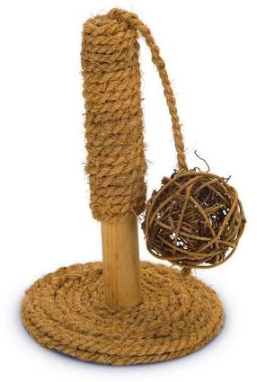  Graužikų žaislas Karlie Coconut Coconut, 10 cm x 10 cm x 16 cm, ruda sp.