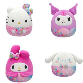 Pliušinis žaislas Squishmallows Hello Kitty, (spalva/dizainas parenkami atsitiktine tvarka), 20 cm