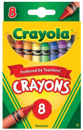 Krītiņi Crayola, 8 gab.
