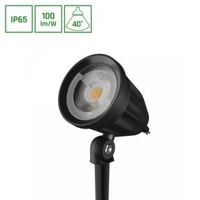 Įsmeigiamas lauko šviestuvas Spectrum Flori, 6W, LED, IP65, juoda sp., 5.3 cm x 6.7 cm