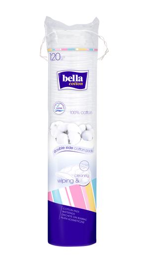 Kosmetiniai vatos diskeliai Bella Cotton, 120 vnt.