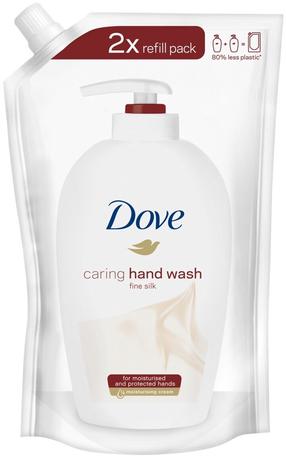 Skystas muilas su glicerinu Dove Fine Silk, orchidėja, 500 ml