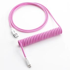 Кабели для клавиатуры Cablemod Classic Coiled Keyboard Cable USB-C / USB Typ-A, розовый цв.