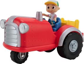 Žaislinis traktorius Jazwarez Cocomelon Musical Tractor 460157, raudona sp.