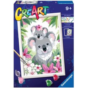 Tapymas pagal skaičius CreArt Koalas
