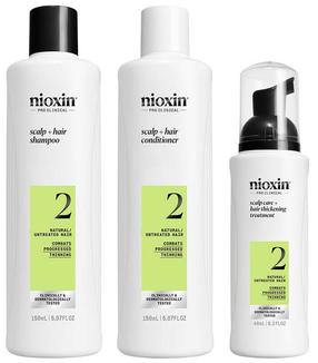 Matu kopšanas produktu komplekts Nioxin System 2 Kit, 3 gab.