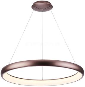 Šviestuvas kabinamas AZzardo Antonio AZ5065, LED, 3000 - 6500 °K, 1 x 80 W, balta sp. / tamsiai ruda sp., 81 x 81 cm