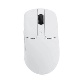 Bezvadu spēļu pele Keychron M2 Wireless M2-A3, 2.4 ghz / bluetooth / usb, balta krās.