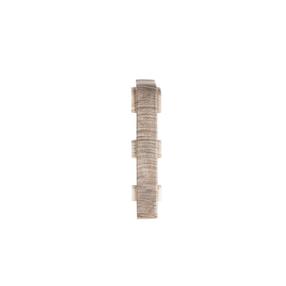 Соединение плинтуса Salag SG75 SG7JI7, 1.2 см x 7.5 см x 2.4 см, дубовый цв., 2 шт.