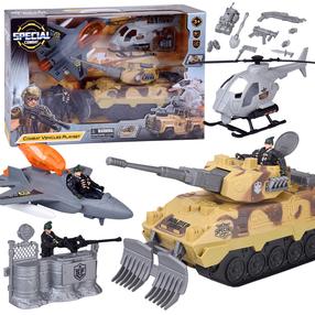 Rotaļlietu militārais komplekts Special Combat ZA5752, pelēka krās./brūngans krās.