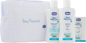 Kūno priežiūros rinkinys Chicco Baby Moments, 400 ml, 4 vnt.