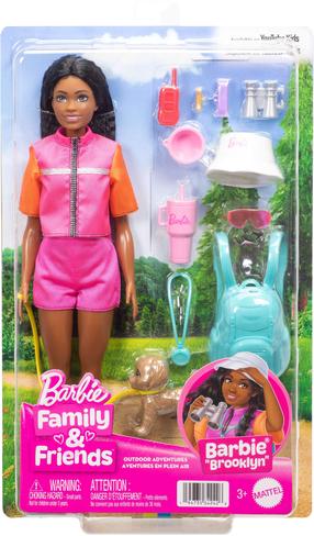 Lėlė su priedais Mattel Barbie Brooklyn Family & Friends JJV60, 30 cm, įvairių spalvų