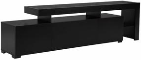 TV skapītis Kalune Design Beliz, melns krās., 37 cm x 192 cm x 53 cm
