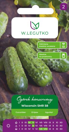 Sėklos, agurkai WISKONSIN SMR 58, 5 g