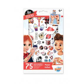 Набор для татуировок Buki France Be Teens Manga & Kawaii, многоцветный