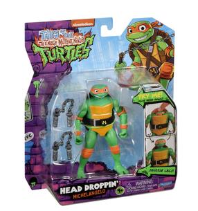 Mängukujuke, koos tarvikutega Playmates Toys Head Droppin Michelangelo 83306, kollane v./roheline v.