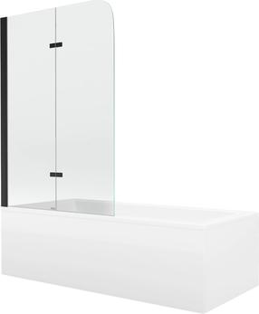 Vonia su sienele, laisvai pastatoma/kampinė Mexen Cubik, 160 cm x 70 cm x 41.5 cm, stačiakampis, balta sp.