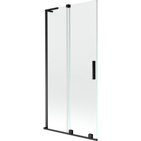 Vonios sienelė Mexen Velar L, 95 cm x 150 cm, juoda sp./skaidrus