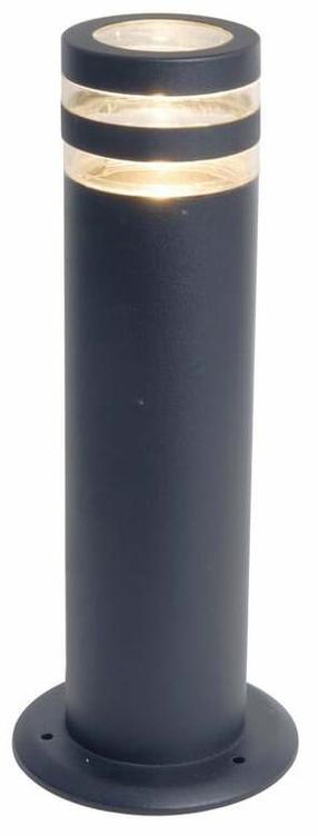 Brīvi stāvošs āra gaismeklis Lutec Focus, 35W, GU10, IP44, melna krās., 16 cm x 40 cm