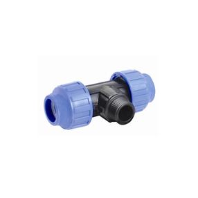 Vandentiekio trišakis STP Fittings Sia, 1 colis - Išorinis sriegis, Ø25 mm, 90 °, 16 Bar