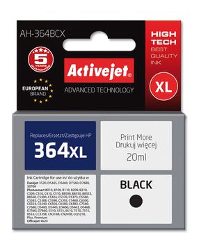 Rašalinio spausdintuvo kasetė ActiveJet Premium AH-364BCX, juoda sp., 20 ml
