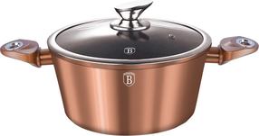 Puodas Berlinger Haus Metallic Line Rose Gold Edition BH-1516, Ø28 cm, 6.1 l, aukso sp.