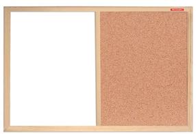 Korķa dēlis Memoboard Duo, 60 cm x 40 cm