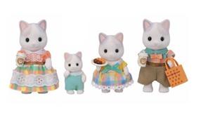 Figūrėlių rinkinys, katė Sylvanian Families Latte Cat Family 5738, 4 vnt., įvairių spalvų