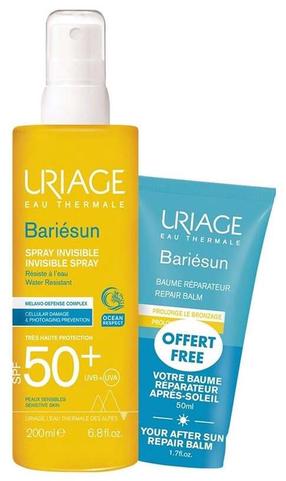 Спрей для ухода за загаром Uriage Bariesun SPF50+, 250 мл