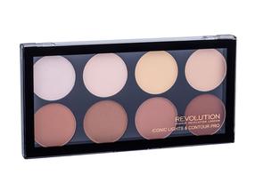 Konturēšanas palete Makeup Revolution London Iconic Light&Contour Pro, daudzkrāsaina, 13 g