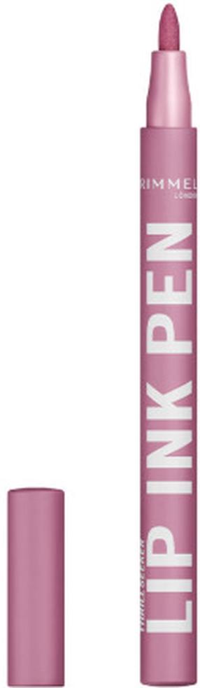 Lūpų dažai Rimmel London Lip Ink Pen, 1.7 ml, pink candy sp., 200