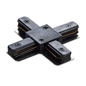 Elektrinė jungtis bėginei sistemai DPM X-Line PROFILE RECESSED X-CONNECTOR STXB, 0, nėra gaubto / juoda sp.