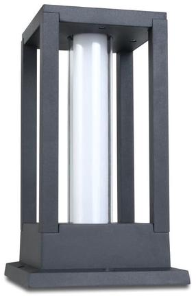 Brīvi stāvošs āra gaismeklis CristalRecord, 7W, LED, IP54, antracīta krās., 15 cm x 25.5 cm