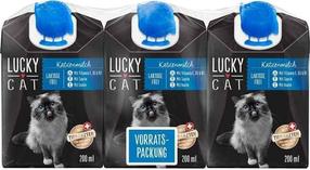 Piena aizstājējs kaķēniem Lucky Cat, piens, 0.2 kg, 3 gab.