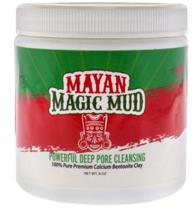 Veido kaukė, valomoji Mayan Magic Mud Powerful Deep Pore Calcium Bentonite Clay, 236 g