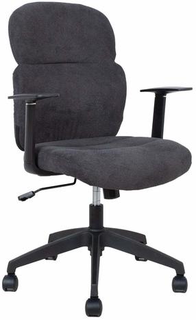 Töötool Home4you Timeo 18426, 62 x 58 x 93 - 101 cm, must v.