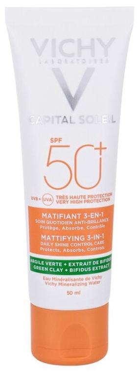 Päevituse hoolduskreem Vichy Capital Soleil Mattifying 3-In-1 SPF50, 50 ml