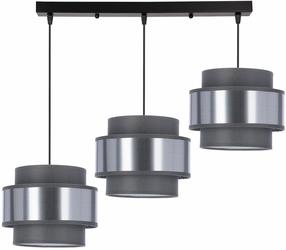 Lampa griesti Candellux Lighting Hare, E27, 3 x 40 W, pelēka krās. / melna krās.