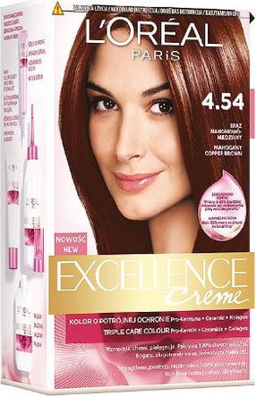 Matu krāsa L’Oréal Paris Excellence Creme, mahogany copper brown krās., 4.54, 172 ml