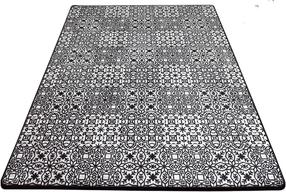 Kiliminis takas Conceptum Hypnose 882CHL2876, balta sp./juoda sp., 200 cm x 80 cm