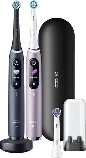Elektriline hambahari Braun Oral-B iO Series 9 2pcs, must v./roosa v.