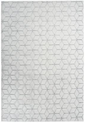 Paklājs iekštelpu Me Gusta Vivica 125, balta krās./pelēka krās., 150 cm x 80 cm