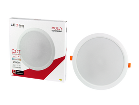 Светильник врезной LED Line Molly, 3000-6000°К, LED, белый цв., 24 Вт