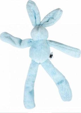 Rotaļlieta sunim, plīša manta Duvo Rabbit, 55 cm, gaiši zila krās.