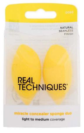 Makiažo kempinėlė Real Techniques Miracle Concealer, 2 vnt., geltona sp.