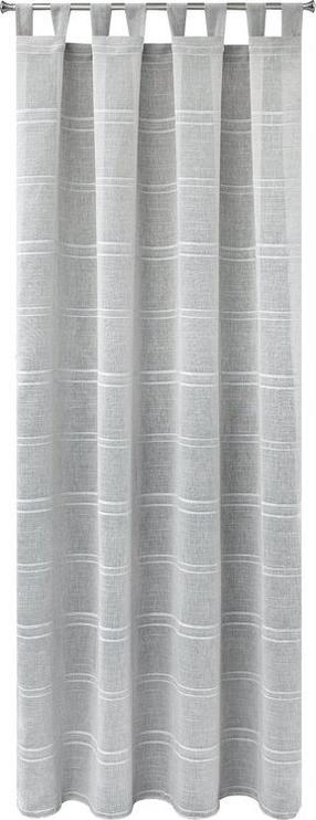 Dieninė užuolaida Arcadia, sidabro sp., 140 cm x 250 cm
