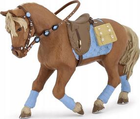 Rotaļlietu figūriņa Papo Young Riders Horse 427431, 11.7 cm, zila krās./brūna krās.