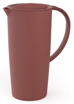 Plastikinis ąsotis 1705802104RK, 1200 ml, plastikas, raudona sp.